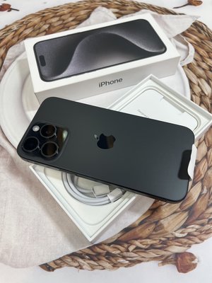 🍎 Apple iPhone 15Pro Max 1TB🍎黑色拆封新品無使用電池健康度100%🔥台灣公司貨🔥