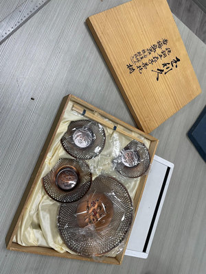日本回流 純銅 茶托 茶盤 果子缽 200-2