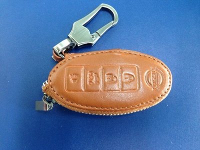 日產 專用 I-key 真皮鑰匙包 4鍵式 (C款)