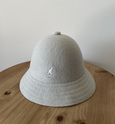 KITH FOR KANGOL CASUAL CLASSIC - HALLOW 鐘形帽 袋鼠帽 帽子 灰色 現貨 Ｍ號