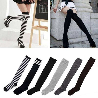 [HOME SHOP]New Fashion Womens Cotton Sexy Thigh High Over The