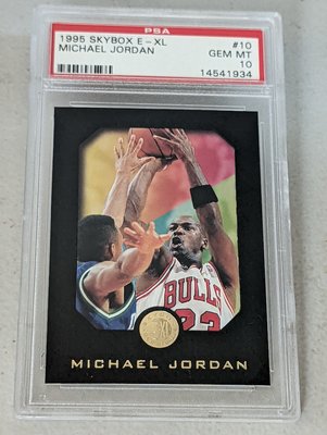 1995-96 E-XL #10 Michael Jordan PSA10