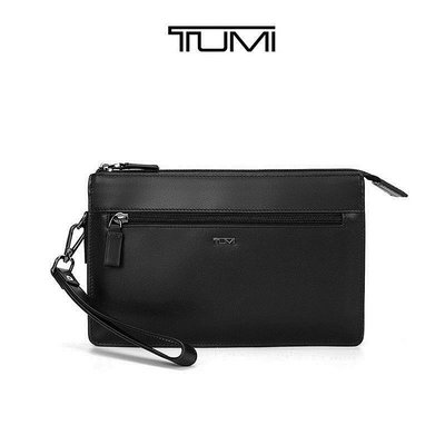 TUMI途明新款手拿包男士商務頭層牛皮時尚手拎包手機包L0949-寶藏包包