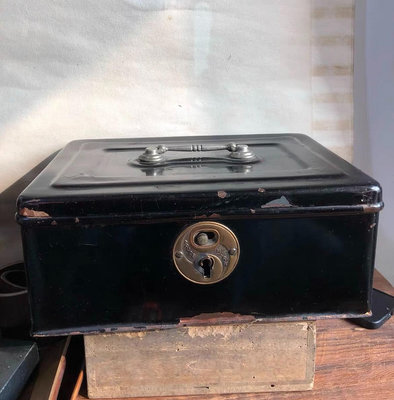 【二手】日本早期老鐵保險箱16625【厚道古玩】古董 老貨 擺件