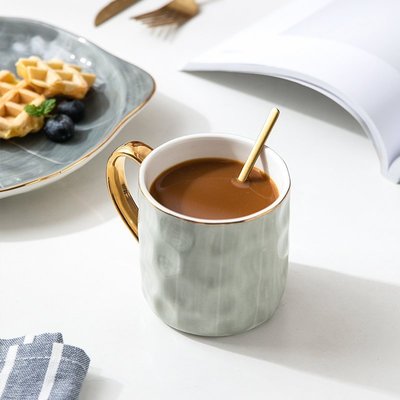 【熱銷精選】摩登主婦咖啡杯陶瓷杯子創意情侶牛奶杯北歐ins辦公室水杯馬克杯