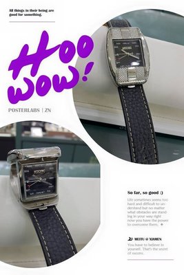 [永達利鐘錶]義大利精品 MOSCHINO 手錶 方形壓蓋黑色皮帶錶/MWAK02/原廠公司貨保固兩年
