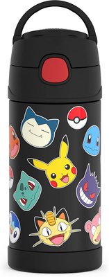 預購 美國 THERMOS 膳魔師 Pokemon 寶可夢 不鏽鋼吸管式水壺 保溫杯 保冷杯 兒童水壺 保溫瓶
