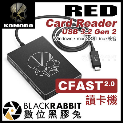 數位黑膠兔【 RED CFAST 2.0 Card Reader 讀卡機 】 另購 512GB 記憶卡 KOMODO