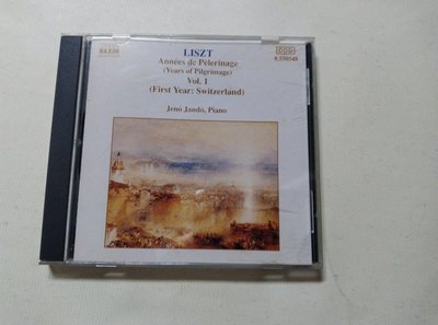 【鳳姐嚴選二手唱片】 LISZT：ANNEES DE PELERINAGE Vol.1 Jeno Jando,Piano
