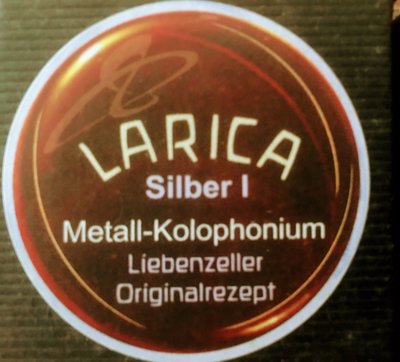 Larica Liebenzeller   演奏級松香, 加金粉，奏出溫暖，及明亮的聲響  規格:SILVER 1，SI