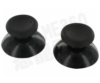 微軟 XBOX360 原廠手把類比蓋 類比頭 類比帽 搖桿帽 搖桿頭 香菇頭 黑色 (兩顆一組)【台中恐龍電玩】
