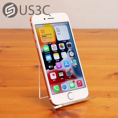 【US3C-板橋店】【一元起標】公司貨 Apple iPhone 7 i7 128G 4.7吋 玫瑰金 4G手機 指紋辨識 二手手機
