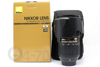 【青蘋果3C競標】NIKON AF-S NIKKOR 24-70MM F2.8 E ED VR N 二手鏡頭 料件出售 不寄送#85176
