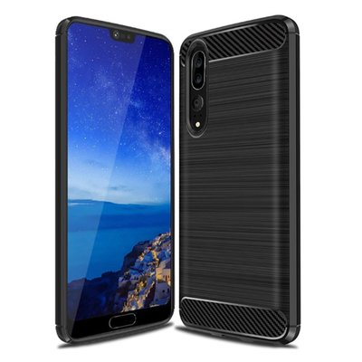智慧購物王》HUAWEI  P20 Pro/Y9 2019/P30 Pro/Y9 Prime 2019 碳纖維手機殼-黑