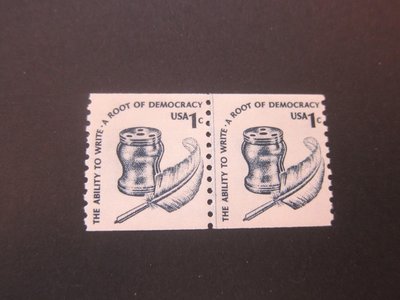 【雲品9】美國United States 7980 Sc 1811 line pair coil stamp MNH 庫號#Box#508 98827