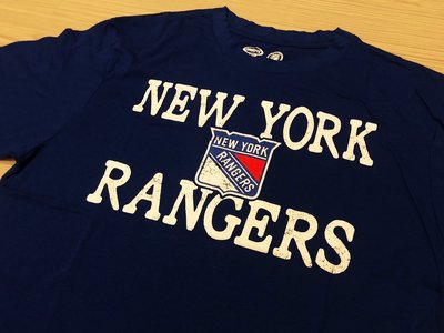 JFK CONCEPTS NFL紐約游騎兵 NEW YORK RANGERS 藍底/LOGO配色 短袖T恤