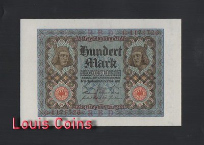 【Louis Coins】B547-GERMANY - Reichsbank-1920德國紙幣,100 Mark