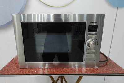 桃園二手家電 推薦-SAKURA 櫻花 牌 嵌入式 微波烤箱 25公升 25L E-5650 中古2手便宜家電電器