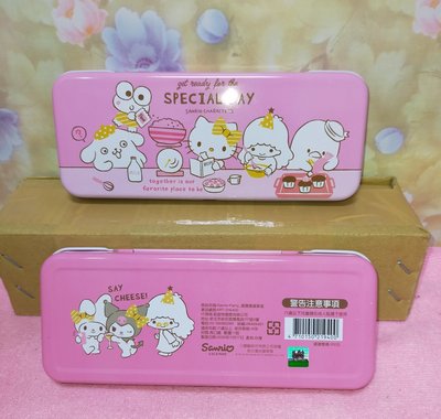 三麗鷗 正版 凱蒂貓 布丁狗 Hello Kitty 雙層筆盒 雙層 鐵筆盒 筆盒 台灣製