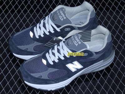 美國製New Balance 993 / 新百倫NB 美產海軍藍深藍反光麂皮慢跑男女鞋