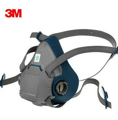 面具3M6502/6502QL防毒面具主體/舒適性防毒面具/3M硅膠面具農打磨面罩