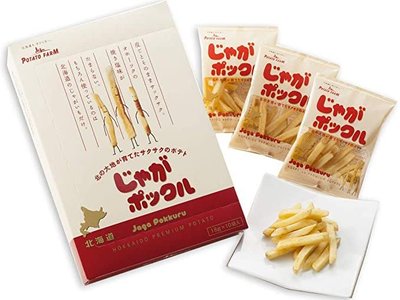 食 ◎ 日本 北海道calbee薯條三兄弟18g×10袋入