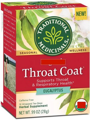 Traditional Throat Coat Eucalyptus桉樹葉 #呼吸順暢潤喉茶1盒#依規定不能標示有機