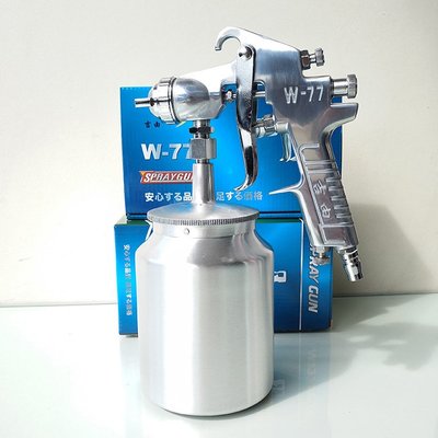 噴漆槍 w71家具汽車吉由噴槍噴漆槍大口徑氣動w77乳膠漆涂料槍底油漆噴槍