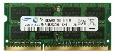 三星DDR3-1066 DDR3-1333 單支4GB 1.5V筆記型記憶體4G PC3-8500 PC3-10600