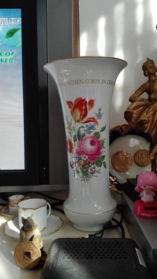 麥森 meissen  大花瓶 無刻痕    賣9萬8  專櫃賣28萬以上