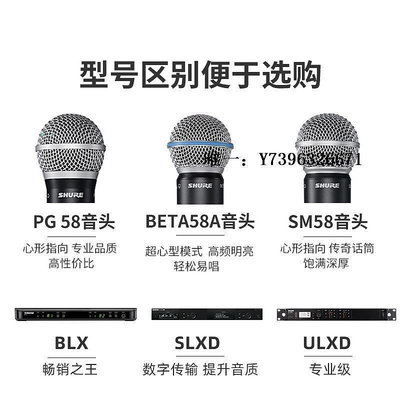詩佳影音Shure/舒爾BETA58A麥克風一拖二SM58專業數字話筒官方正品影音設備