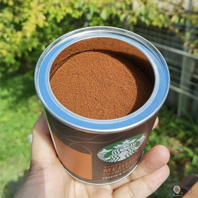 現貨熱銷-星巴克美式黑咖啡粉中深度烘焙精品速溶咖啡罐裝90g 兩罐包*