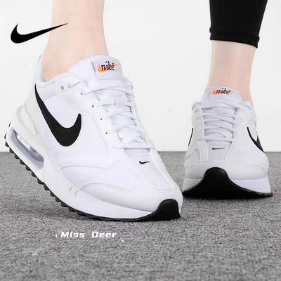 Nike Air Max Dawn 白黑 運動休閒鞋 黑勾 微增高 小白鞋 氣墊鞋 情侶鞋 DH5131101