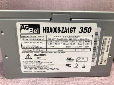 AcBel 康舒 HBA008-ZA1GT 350W 電腦電源供應器