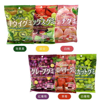 🇯🇵 日本 Kasugai 春日井製果 果汁軟糖 奇異果、水蜜桃、白葡萄、紅葡萄 107g / 草莓、綜合 102g