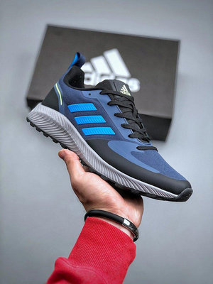 公司級阿迪達斯/Adidas Runfalcon 2.0 細網面輕便跑步鞋