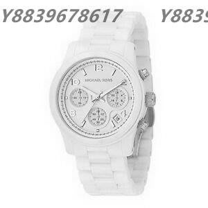 美國代購Michael Kors MK5161 陶瓷 水鑽 三環 手錶 腕錶 經典手錶錶 腕錶 歐美