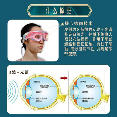 美容工具 魅鷹視力機光譜兒童護眼眼部按摩近散眼軸訓練緩解眼睛疲勞
