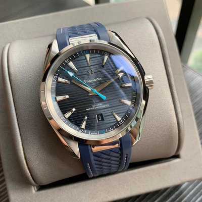 （老錶現）歐米茄男士機械錶 海馬150M系列Aqua Terra腕錶 經典三針鋼帶錶 全自動機械 商務男款 男士腕錶