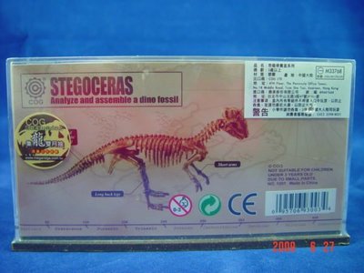 變形金剛**侏儸紀恐龍骨.標本.模型寶盒 劍角龍 Stegoceras(恐龍王者)