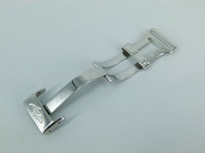 【正品保證】BREITLING 百年靈 原廠不鏽鋼折疊帶扣(18mm)