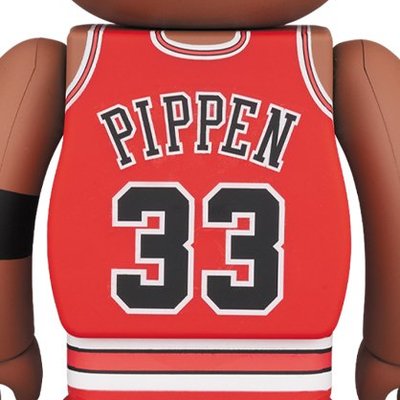 BEETLE BE@RBRICK NBA LEGENDS 傳奇球星PIPPEN 皮朋庫柏力克熊400 100 