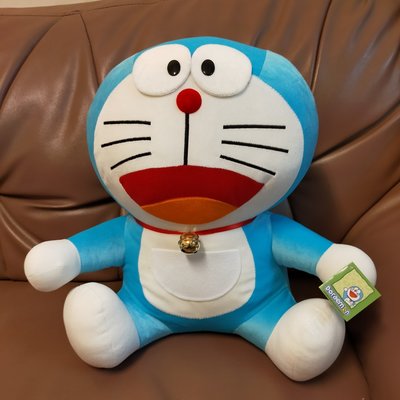 正版 大哆啦A夢 Doraemon 小叮噹 小叮噹大娃娃 坐姿款 絨毛玩偶 娃娃 絨毛娃娃