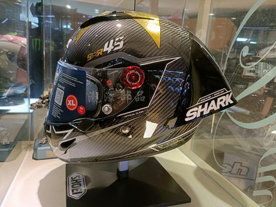 瀧澤部品 代購 法國 SHARK Race-R PRO GP 全罩安全帽 DOT REDDING 金 狗 碳纖維 大鴨尾