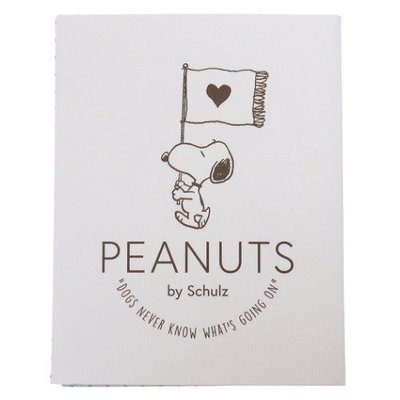 《散步生活雜貨-文具散步》日本進口 Peanut-Snoopy 史努比 攜帶型 手帳用 便利貼 標籤貼組P-13696