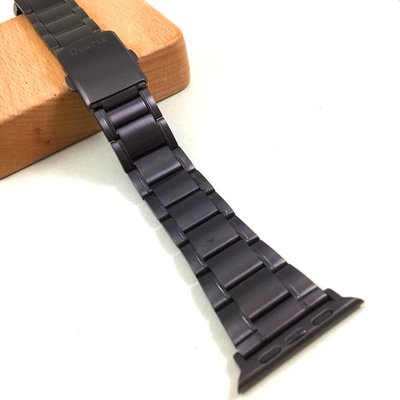 Apple Watch 4 代用 不鏽鋼 黑武士 限量錶帶 44 42 專用