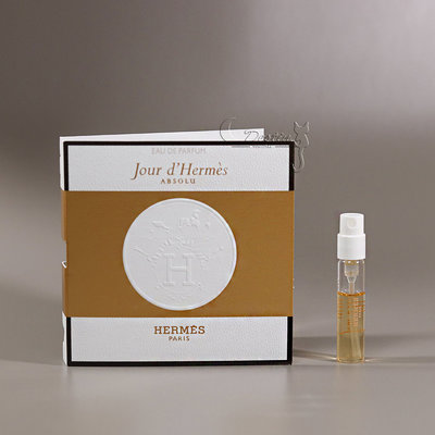 Hermes 愛馬仕 愛馬仕之光 純香 Jour d'Hermes ABSOLU 淡香精 2mL 試管香水 全新 現貨