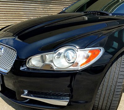 圓夢工廠 Jaguar 積架 XF X250 2008~2011 改裝 鍍鉻銀 車燈框飾貼 前燈框 頭燈框 大燈框
