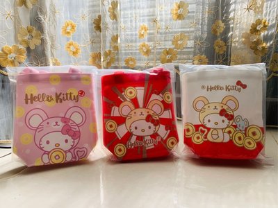 Hello Kitty金鼠年系列小提包~7-11限量Hello Kitty金鼠年福袋~三款小提包皆有現貨
