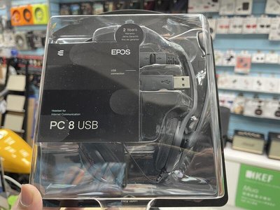 【禾豐音響】EPOS ｜ SENNHEISER PC 8 USB 居家上班耳麥 (會議視訊專用)